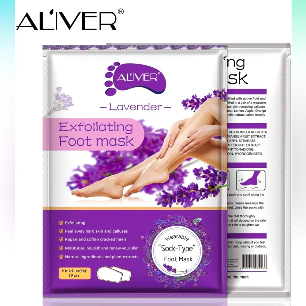 Foot Peel Mask | Aliver | 3-pack